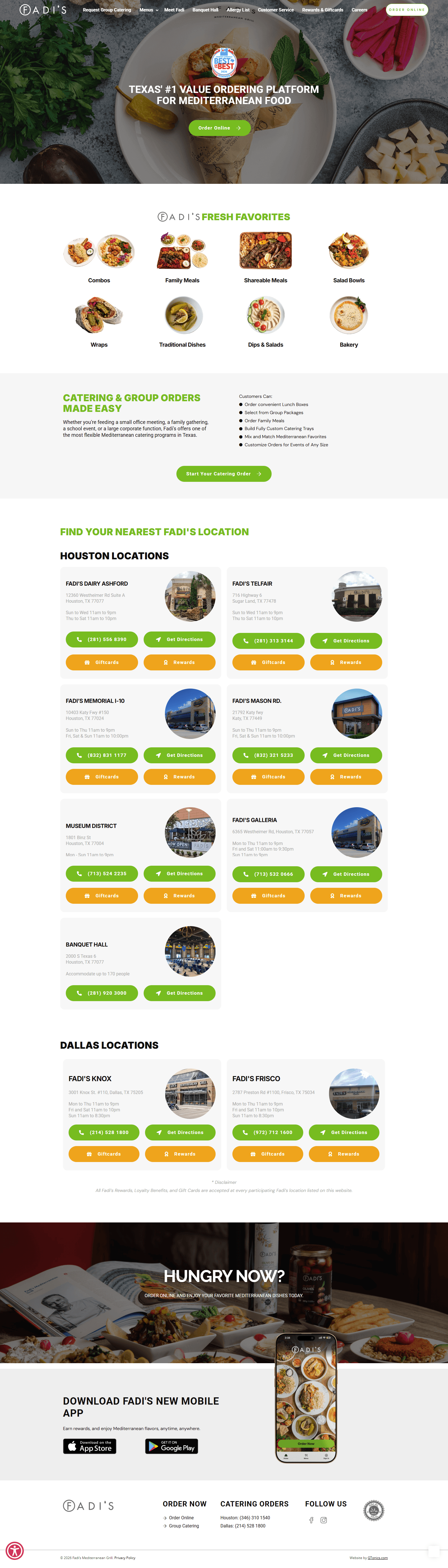 Website project 3 full-page website preview