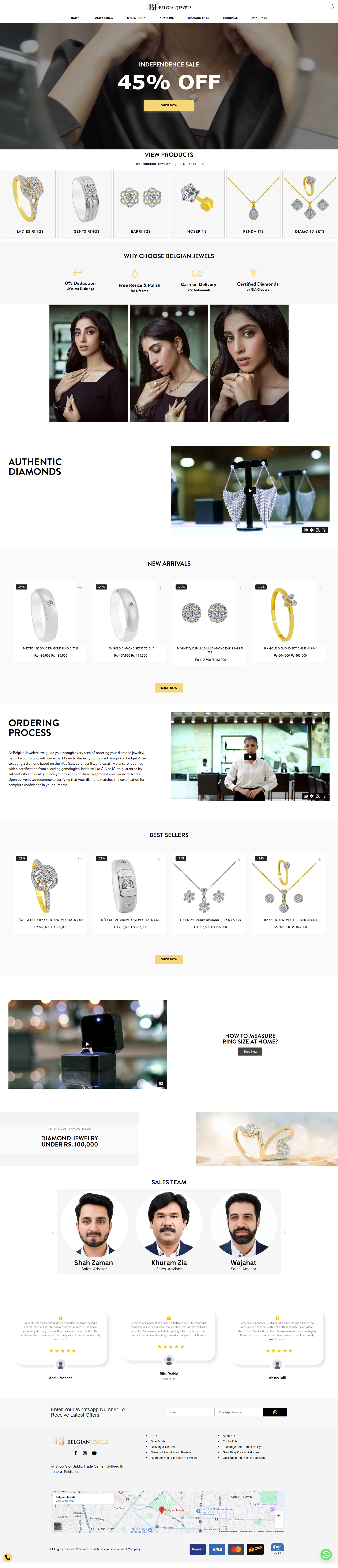 Website project 6 full-page website preview